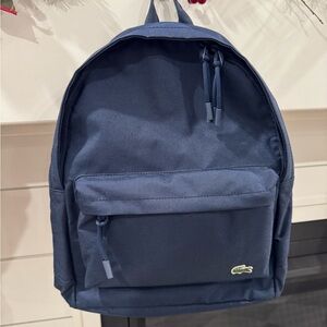 Lacoste NH4099NE Navy (Marine) Polyester Backpack NWT